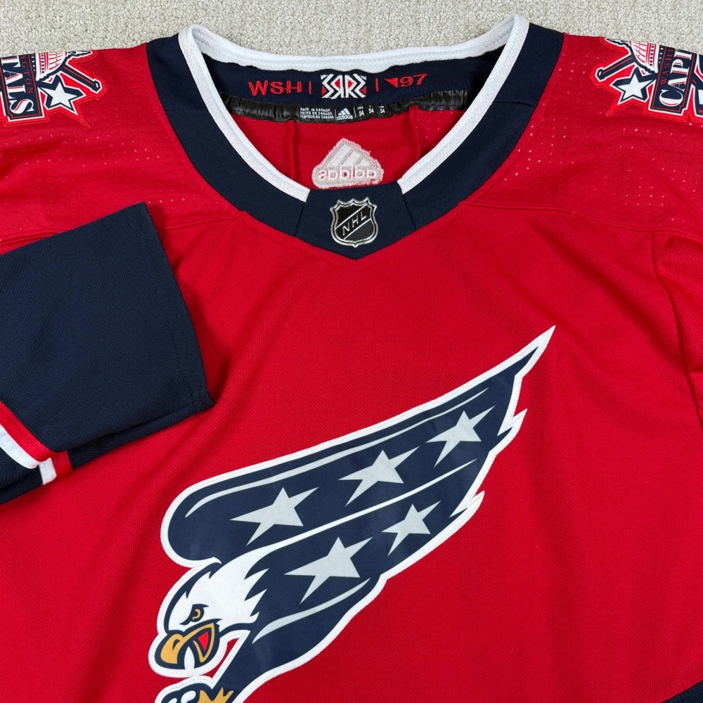 Adidas Mens 54 (XL) Capitals Reverse Retro 1.0 Evgeny Kuznetsov #92 Red Jersey